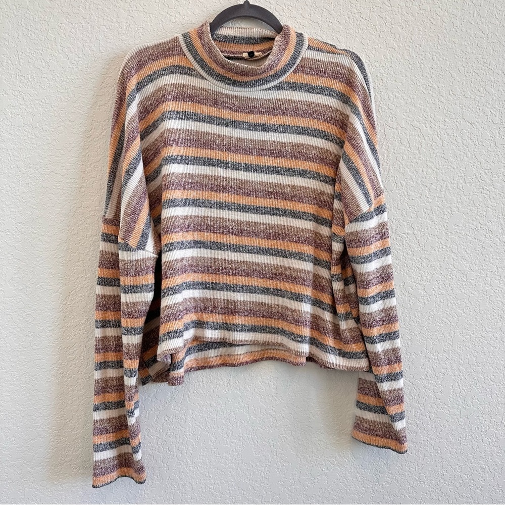 BKE Striped Sweater Size Large